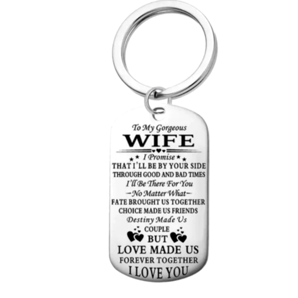 Wife Gift, Fun Keychain, Inspirational Keychain, Keychain